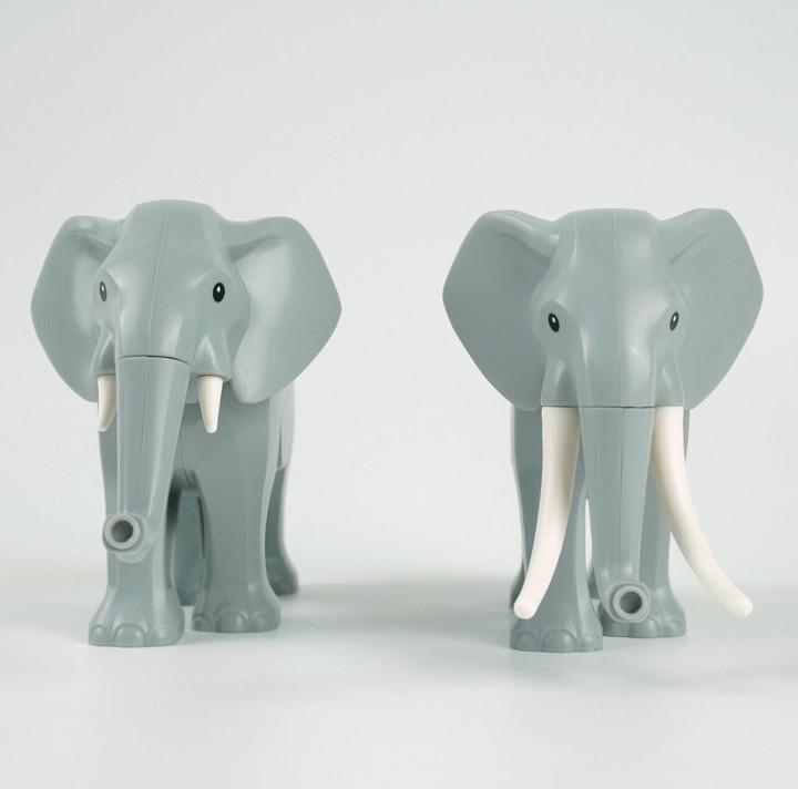 Immagine prodotto LEGO Animali dello zoo Elefante - Set di 2 zanne corte e lunghe - NUOVO! Quantità 2x