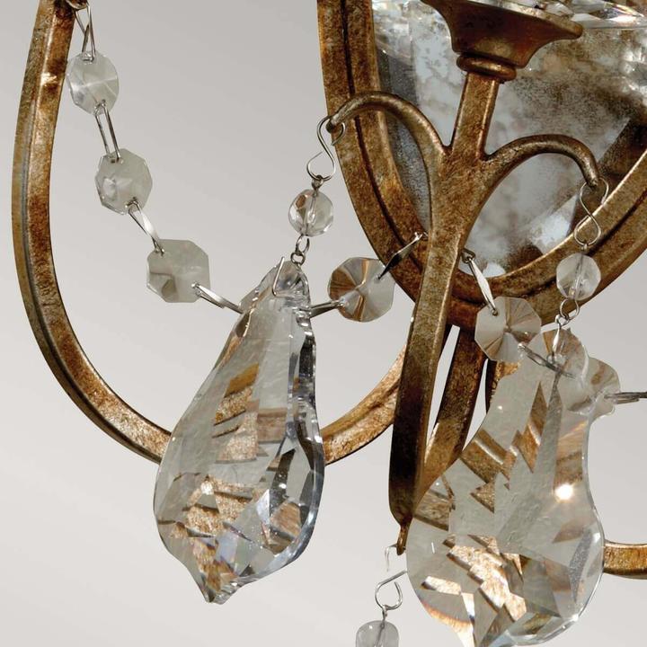 Produktbild Elstead Lighting Valentina Wandleuchte E14 3-fach Oxidierte Bronze (E14)
