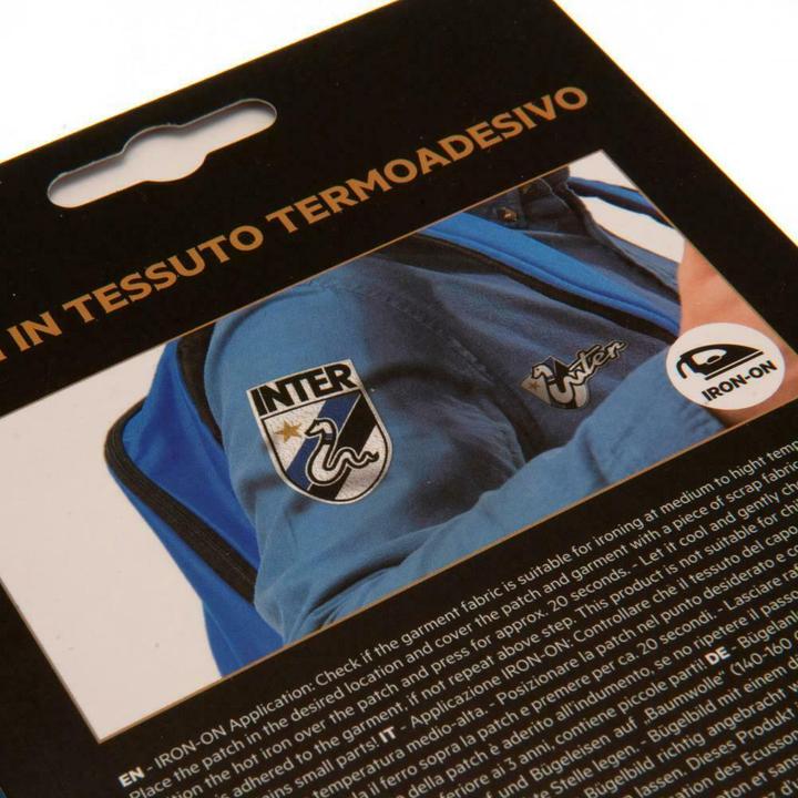 Produktbild Inter Milan FC Logo Aufnäher zum Aufbügeln Set 2erPack (2 x)