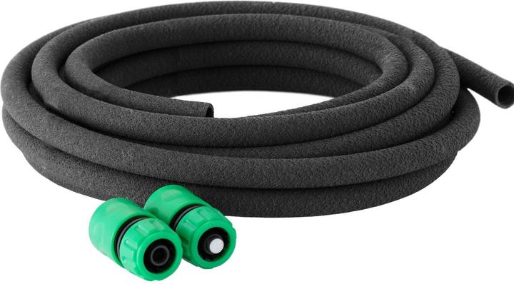 Produktbild Hillvert Tropfschlauch Bewässerung Perlschlauch Gartenbewässerung 7,5m 4 bar bis 1200 l/h (Tropfschlauch + Tropfrohr)