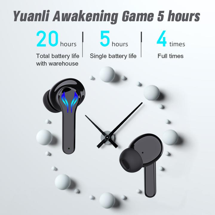 Immagine prodotto PhoneLook Cuffie wireless da gioco in-ear TWS P86 con Bluetooth 5.1 dal design futuristico e luce LED inclusa (Senza fili)