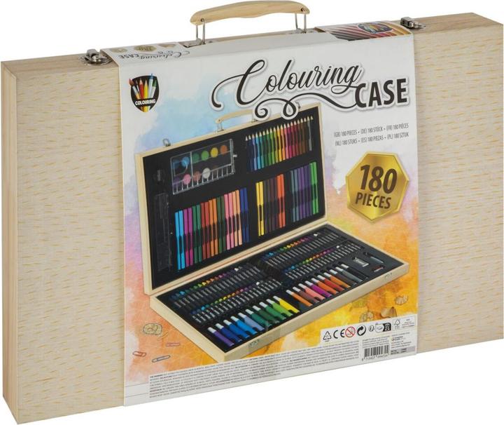 Grafix Wooden Colouring Case - 180 pcs (150088)