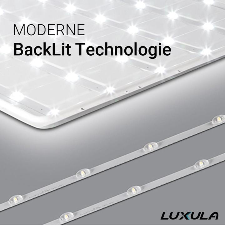 Actual product image Luxula LED BackLit panel, 62x62, anti-glare property (4400 lm)