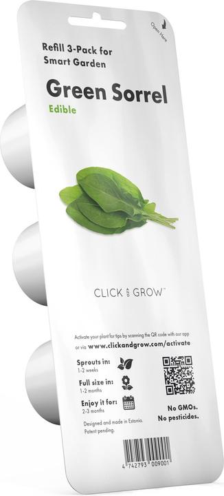 Actual product image Click and Grow Sorrel (Herb seeds)