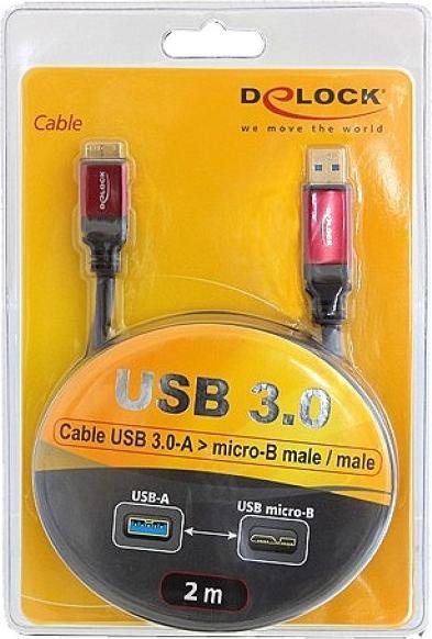 Produktbild Delock USB A – USB Micro (2 m, USB 3.0, 4.50 W)