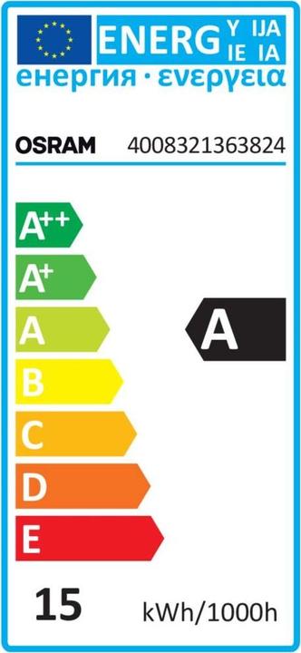 Energy Label Osram Duluxstar (E27, 15 W, 900 lm, 1 x, A)