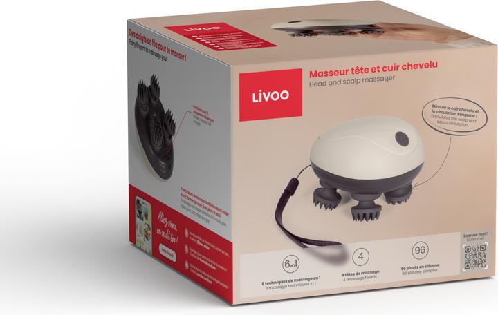 Actual product image Livoo Head and scalp masseur