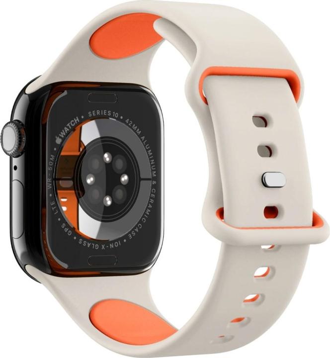 Image du produit Spigen - Nano Pop - Apple Watch 1/2/3/4/5/6/7/8/9/10/SE/SE 2 (38/40/41/42mm) - Orange Beige