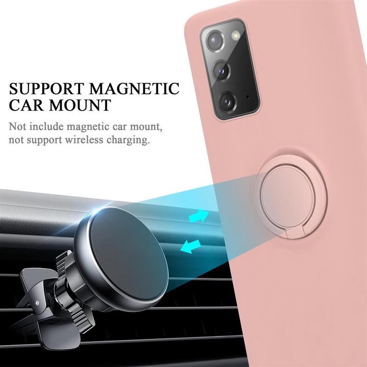 Produktbild Cadorabo TPU Liquid Ring Silicone Case Hülle (Samsung Galaxy Note 20)