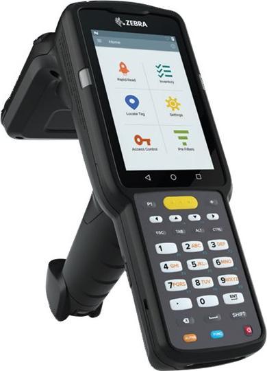 Produktbild Zebra MC3330xR Handheld Mobile Computer 10,2 cm (4") 800 x 480 Pixel Touchscreen 680 g Schwarz (2D-Barcodes)