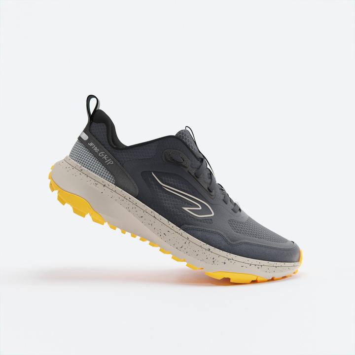 Produktbild Kalenji Men's Running and Trail Running Shoes - JF 190 GRIP - Blue/Mango (39)