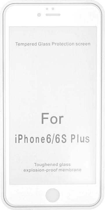 Produktbild Binom Mobile Binom 3D Displayschutz für iPhone 6 Plus und 6s Plus weiss (1 Stück, Apple iPhone 6s Plus, Apple iPhone 6 Plus)