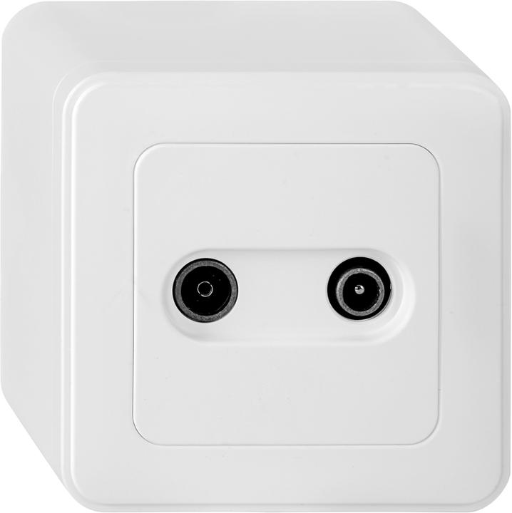 Immagine prodotto Mica Presa antenna AP R/TV bianca con resistenza
