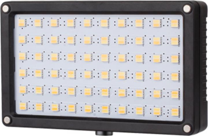 Produktbild Swit 12W 300Lux Bi-color SMD On-camera LED light 120¡ wider beam angle, 60 pcs LED, 10-100% flick-free di