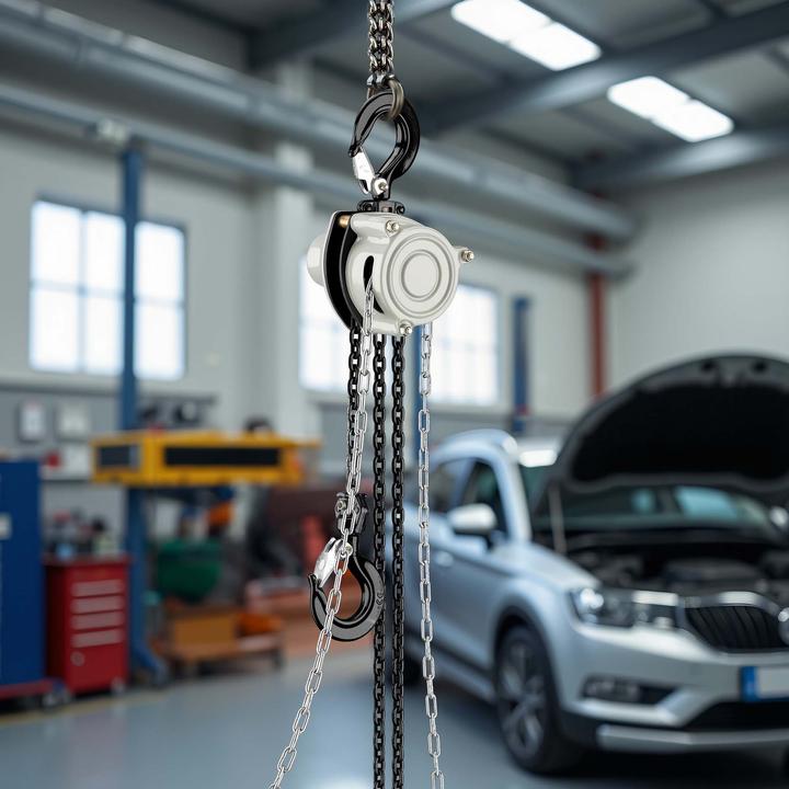 Produktbild Wiltec Kettenzug bis 2t Handkettenzug 5m Hubhöhe Tragmittel Hebezeug Hebelzug