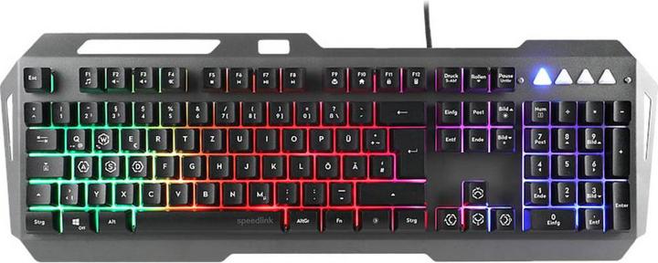 Produktbild Speedlink LUNERA Kabelgebunden, USB Gaming-Tastatur, Maus-Set Beleuchtet, Multimediatasten Deutsch, QWERTZ, Wi (DE, Kabelgebunden)