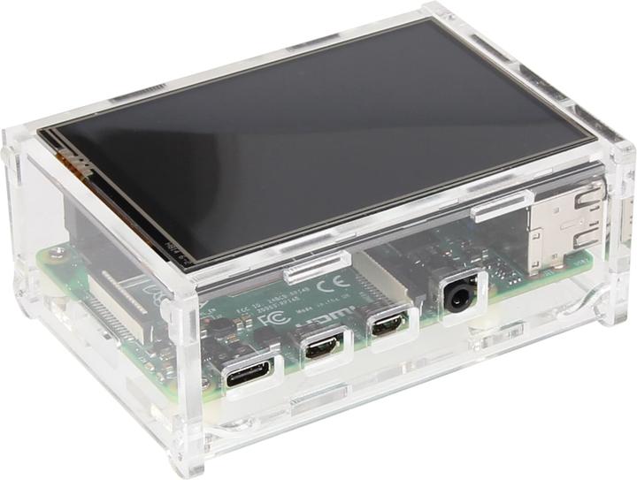 Actual product image Raspberry Pi Pi case for 3.2" touch screen display