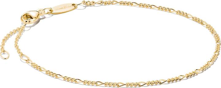 Immagine prodotto Thomas Sabo Charm-Armband Figaro Design vergoldet (19 cm, Argento 925)