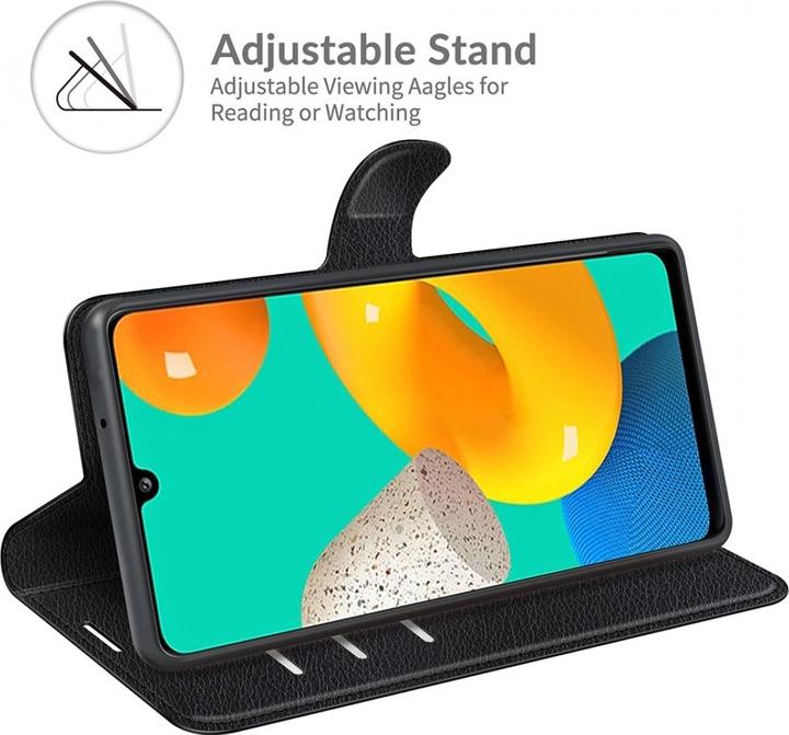 Actual product image Screenguard Samsung Galaxy M32 Leather Guard Leather Case (Samsung Galaxy M32)