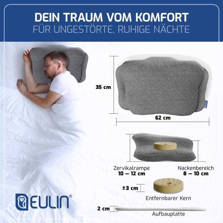 Produktbild Eulin Orthopädisches Kissen (40 x 60 cm)