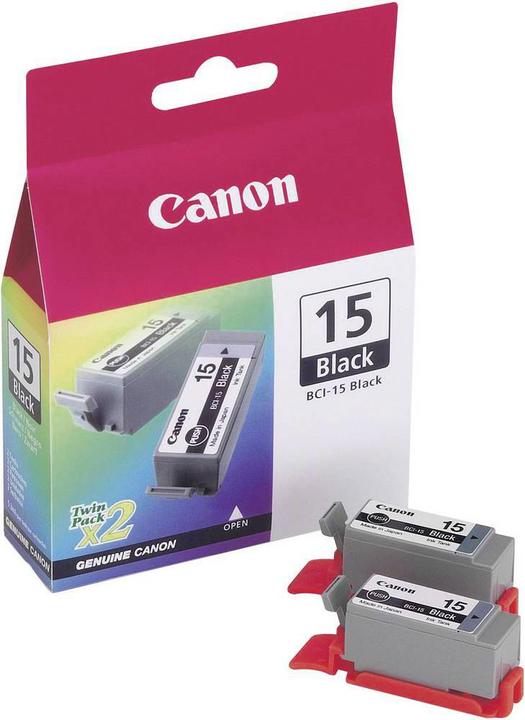 Actual product image Canon Ink BCI-15bk 2-pack (FC)