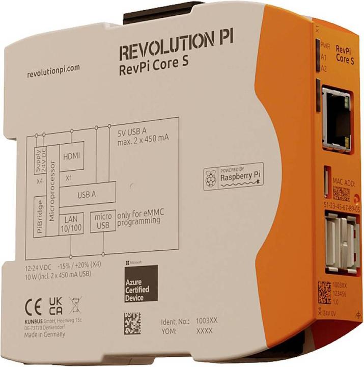 Actual product image Kunbus PR 100361 PLC control module 12 V, 24 V