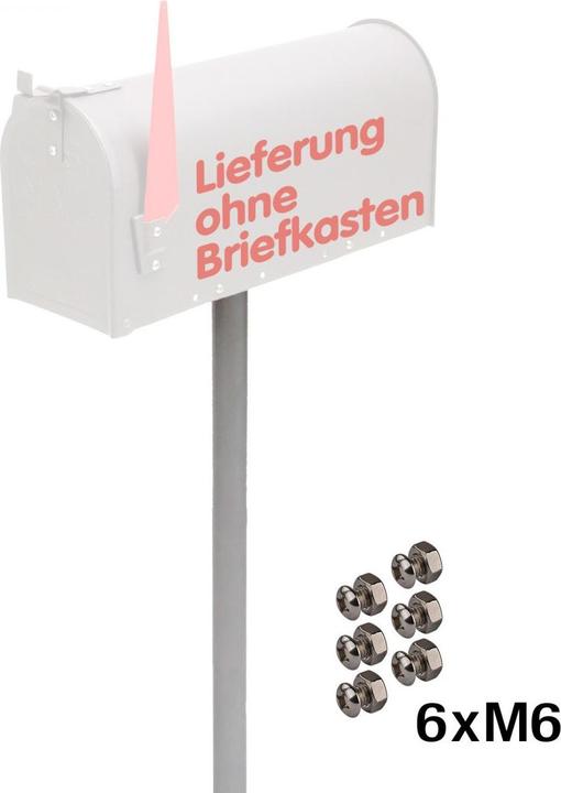 Actual product image Dema Ständer für American Mailbox silber