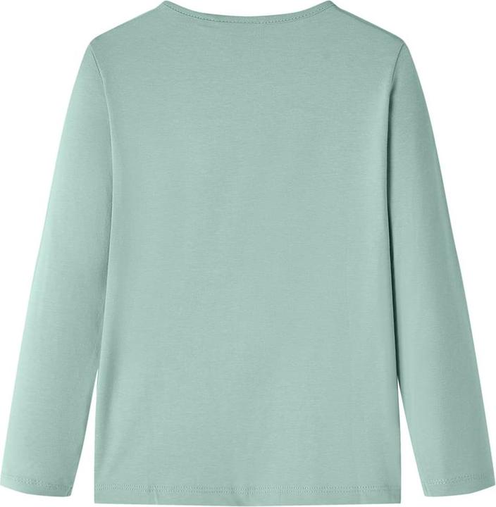 Immagine prodotto VidaXL Camicia da bambino a maniche lunghe verde menta 128,Materiale: 95 % cotone (128)
