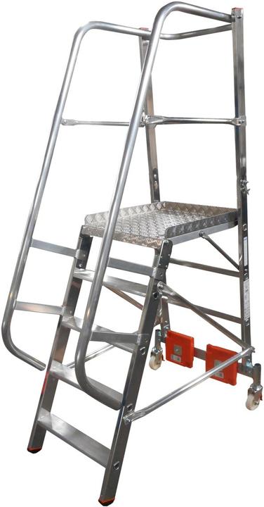 Produktbild Krause Alu-Plattformleiter STABILO Vario kompakt (Plattformleiter, 123 cm)