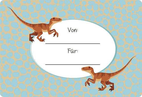 Produktbild Meine Sticker + Karten + Box - Dinosaurier