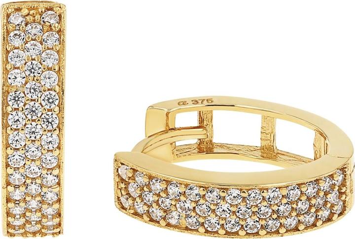 Image du produit Amor Ohrschmuck für Damen, Gold 375, Zirkonia synth. (Or 375, 9 ct)