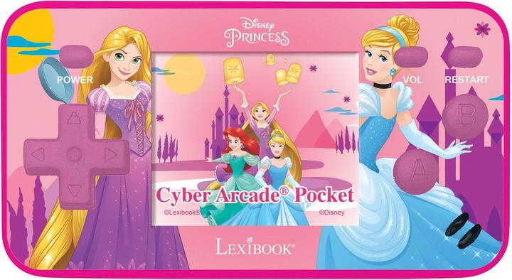 Produktbild Lexibook Disney Prinzessin Cyber Arcade Pocket Spielkonsole Display 1,8 Zoll 150 Spiele 10 Disney Prinzessin
