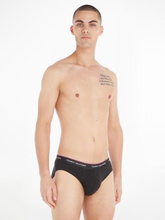 Produktbild Tommy Hilfiger Herren 3er-Pack Slips aus 95% Bio-Baumwolle mit Stretch, Nachhaltig, Unterhosen mit E (M, 3er Pack)