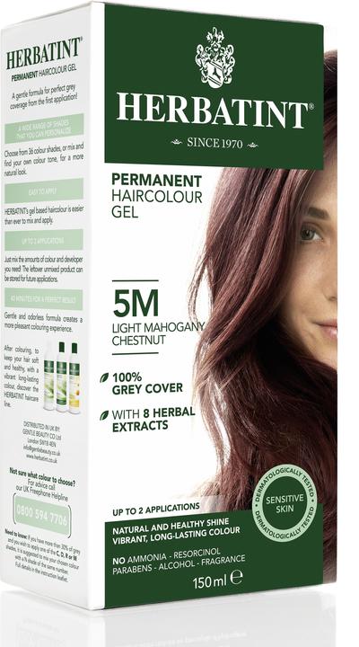 Immagine prodotto Herbatint Gel tintura per capelli 5M mogano chiaro marrone castagno (5M Castano chiaro mogano marrone castagno)