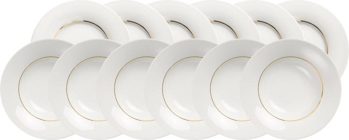 Kahla Set de table Line of Gold (12 pièce(s))