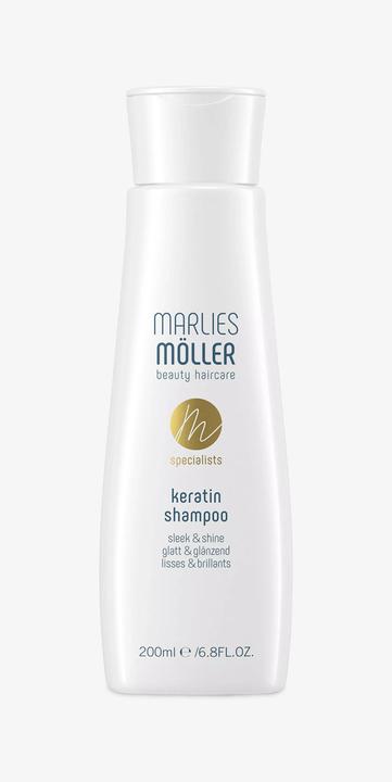 Produktbild Marlies Möller MM Specialists - Keratin Shampoo Sleek & Shine (200 ml, Flüssiges Shampoo)