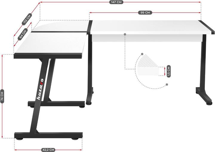 Produktbild Huzaro Hero 6.0 L-Form