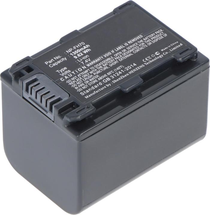 Produktbild AccuCell Akku Sony NP-FH70 H-Serie (Kamera Akku)