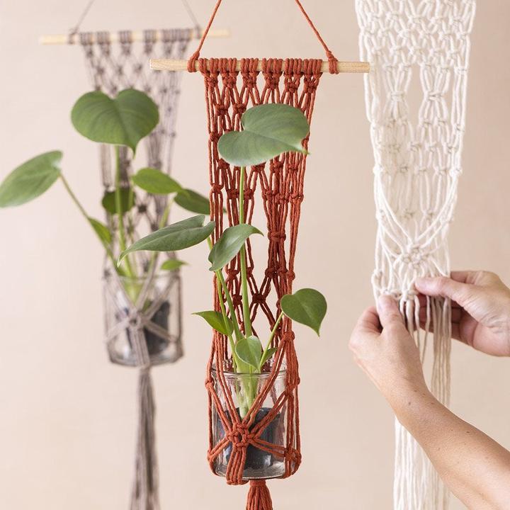 Image du produit Creativ Company Fil de coton Macramé Cordon Rouge (198 m)