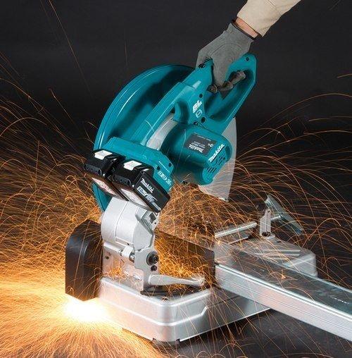 Produktbild Makita 2x18V Akku-Trennschleifmaschine DLW140 (Trennschleifer, 140 W)