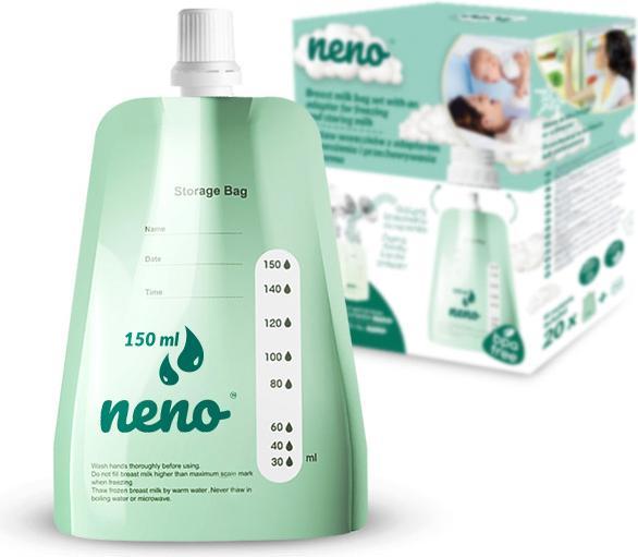 Actual product image Neno NEN-BAB-BT004 Breastfeeding Accessories 20 Piece(s) Breast Milk Storage Bag