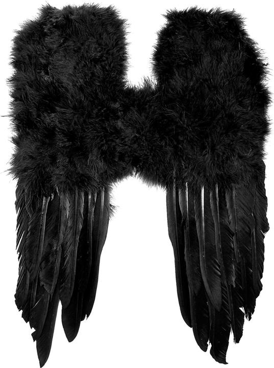 Produktbild Metamorph Kleine Kostüm Feder Flügel schwarz - für Fasching