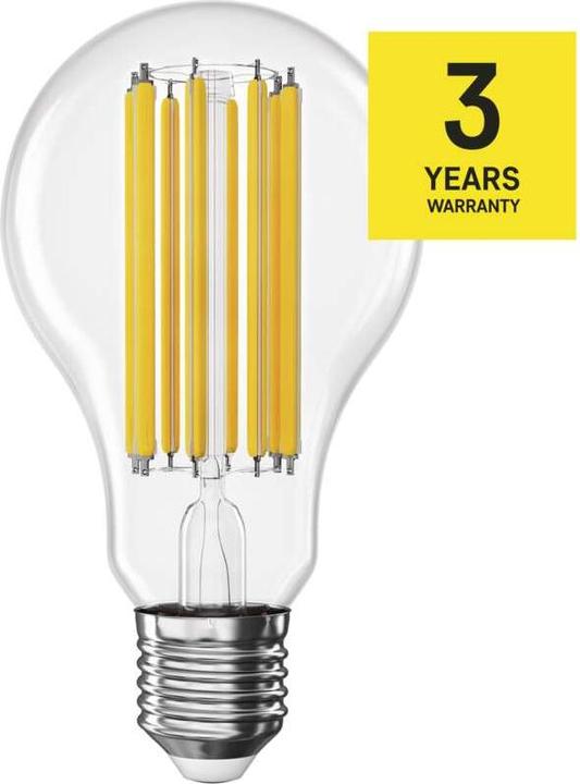 Produktbild Emos LED Lampe Filament A70 / E27 / 18 W (150 W) / 2452 lm / Neutral Weiss (E27, 18 W, 2452 lm, 1 x, D)