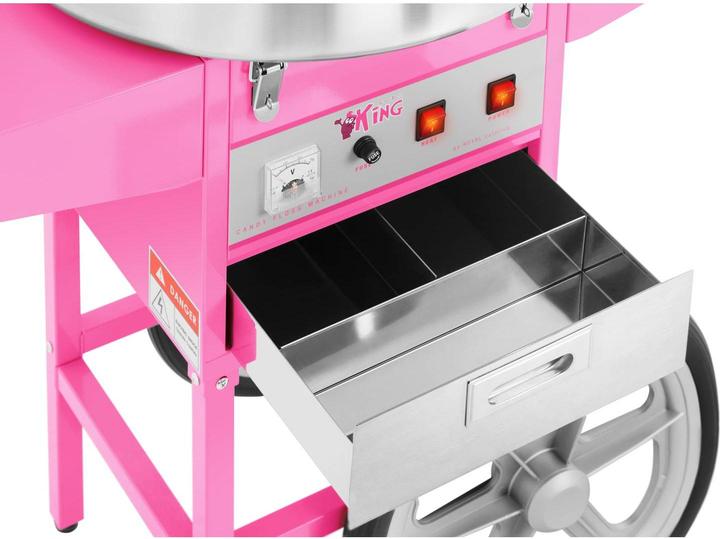 Produktbild Royal Catering RCZC-1200-W Zuckerwattemaschine mit Wagen