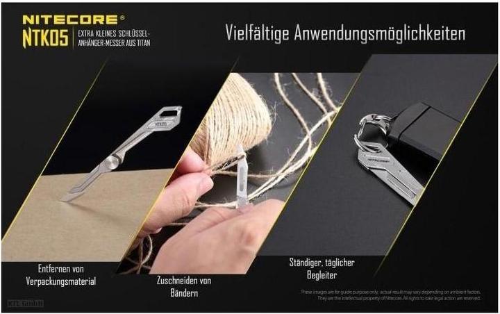 Produktbild Nitecore Titan Knife NTK05 (4.20 cm)