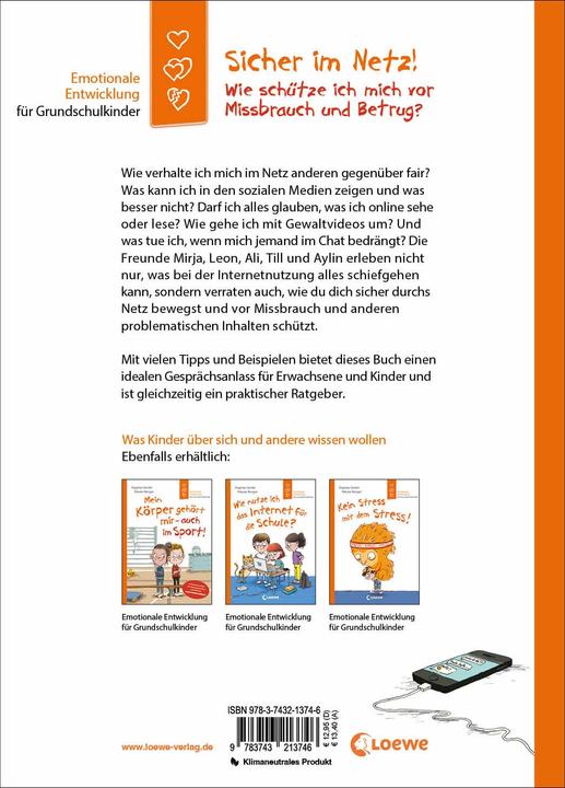 Productafbeelding Loewe Sicher im Netz! Wie schütze ich mich vor Missbrauch und Betrug? (Duits, Dagmar Geisler, Nikolai Renger, Emotionele ontwikkeling voor kinderen, 2024)