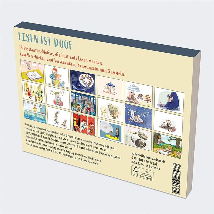 Image du produit Lesen ist doof Postkarten-Set (18 pcs)