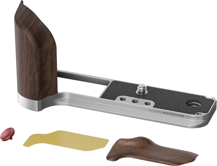 Actual product image SmallRig L-Winkel mit Holzgriff für FUJIFILM GFX100RF Silber (Grip)