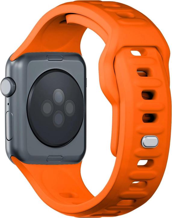 Produktbild 3MK Silicone Watch Strap pomarańczowy/ orange dla Apple Watch 42/44/45/49mm (Silikon, Edelstahl)