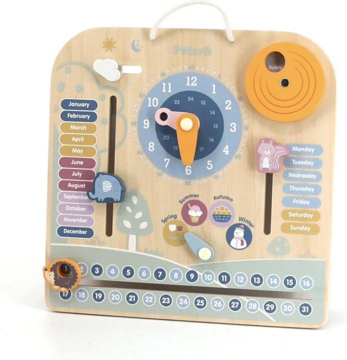 Produktbild Viga Toys Viga 44056 Kalendarz i zegar (Englisch)